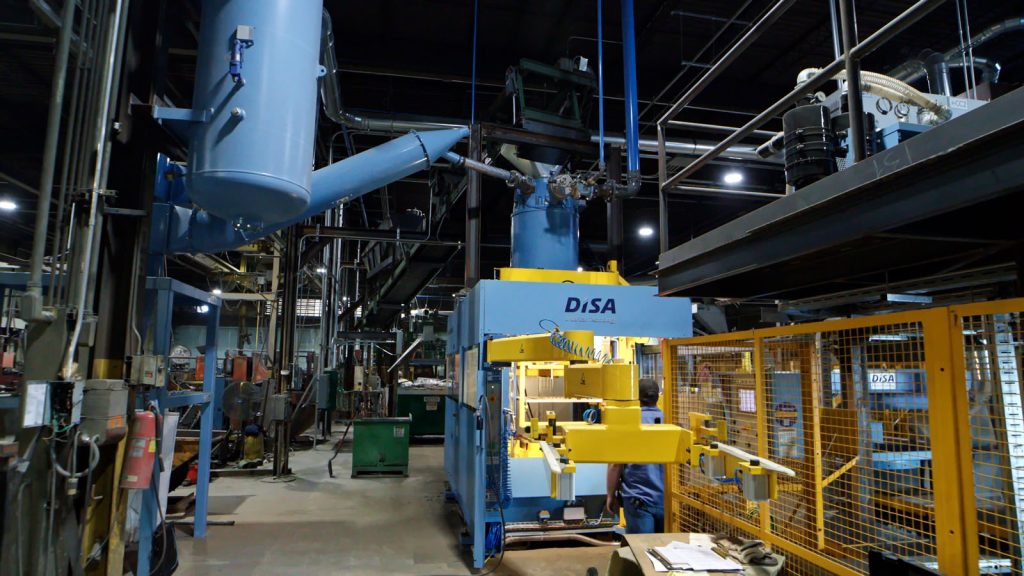 DISA MATCH 24/28 sand casting machine at SAF