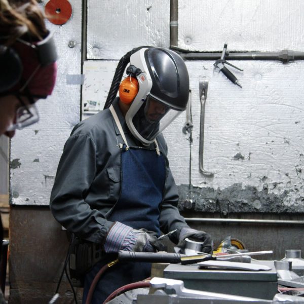 Professional SAF team members working at Southern Aluminum Foundry.